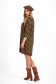 Short Crepe Dress with Loose Fit and Rounded Neckline - StarShinerS 4 - StarShinerS.com