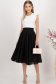 Bluza dama din crep alba cu croi drept si volanase la maneca - StarShinerS 3 - StarShinerS.ro