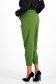 Green cotton pants with front pockets and belt-type accessory - SunShine 6 - StarShinerS.com