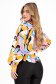 Ladies' blouse made from thin fabric with a loose fit and puffy sleeves with a scarf-type collar - SunShine 2 - StarShinerS.com