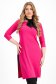 Bluza dama din lycra roz lunga mulata cu slit lateral - StarShinerS 1 - StarShinerS.ro