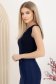 Top din lycra subtire bleumarin mulat cu decolteu cazut - StarShinerS 2 - StarShinerS.ro