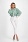 White High-Waisted Skinny Jeans with Push-Up Effect - SunShine 5 - StarShinerS.com