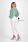 White High-Waisted Skinny Jeans with Push-Up Effect - SunShine 2 - StarShinerS.com