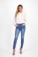 Blue High-Waisted Skinny Jeans with Push-Up Effect - SunShine 3 - StarShinerS.com