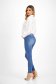 Blue High-Waisted Skinny Jeans with Push-Up Effect - SunShine 5 - StarShinerS.com