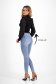 Blue Skinny Long Jeans with Belt Accessory and Push-Up Effect - SunShine 3 - StarShinerS.com