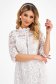 White Macrame Lace Knee-Length Pencil Dress - SunShine 6 - StarShinerS.com