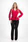 Bluza dama din voal roz cu elastic si peplum in talie - StarShinerS 5 - StarShinerS.ro