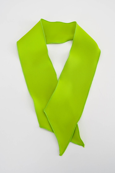 Esarfa din stofa elastica subtire verde lime - StarShinerS