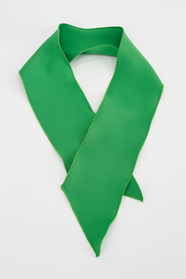 Esarfa din stofa elastica subtire verde - StarShinerS
