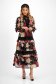 Rochie din voal midi in clos cu aplicatii de dantela - SunShine 5 - StarShinerS.ro