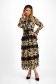 Rochie din tul dantelat midi in clos cu elastic in talie si aplicatii de dantela - SunShine 5 - StarShinerS.ro