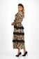 Rochie din tul dantelat midi in clos cu elastic in talie si aplicatii de dantela - SunShine 4 - StarShinerS.ro