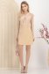 Body din lycra nude mulat cu decolteu adanc si umeri buretati 3 - StarShinerS.ro