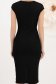 Rochie din crep cu sclipici neagra pana la genunchi tip creion cu brosa florala maxi - StarShinerS 5 - StarShinerS.ro