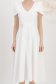 Rochie din stofa elastica ivoire midi in clos accesorizata cu brosa - StarShinerS 4 - StarShinerS.ro
