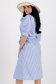 Rochie tip camasa din poplin cu croi larg accesorizata cu cordon - SunShine 2 - StarShinerS.ro