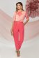 Bluza dama din satin roz deschis cu croi larg 2 - StarShinerS.ro