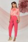 Bluza dama din satin roz deschis cu croi larg 3 - StarShinerS.ro
