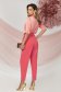 Bluza dama din satin roz deschis cu croi larg 4 - StarShinerS.ro