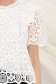 Bluza dama din bumbac macrame alba cu croi larg si volanase la umeri 6 - StarShinerS.ro