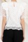Bluza dama din bumbac macrame alba cu croi larg si volanase la umeri 5 - StarShinerS.ro