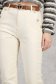 Blugi lungi bej skinny cu talie inalta si accesoriu tip curea 4 - StarShinerS.ro