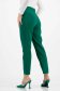 Pantaloni lungi din bumbac verde-inchis cu un croi drept si buzunare frontale false 2 - StarShinerS.ro