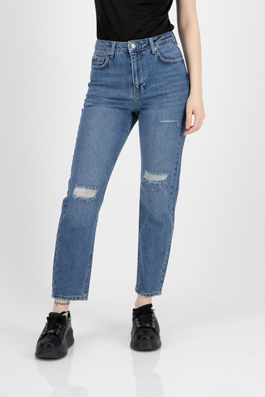 Skinny jeans, Blue jeans long medium waist small rupture of material - StarShinerS.com