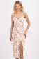 Rochie din lycra midi tip creion crapata pe picior 1 - StarShinerS.ro