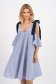 Rochie din bumbac scurta cu croi larg si bretele ajustabile 2 - StarShinerS.ro