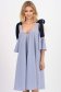 Rochie din bumbac scurta cu croi larg si bretele ajustabile 4 - StarShinerS.ro