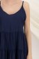 Rochie din viscoza bleumarin scurta in clos cu spatele gol 6 - StarShinerS.ro