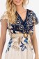Rochie din viscoza bleumarin in clos cu elastic in talie si curea elastica 4 - StarShinerS.ro