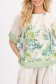 Compleu din satin verde cu elastic in talie si croi evazat 4 - StarShinerS.ro