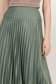 Fusta mint plisata din lycra midi in clos cu elastic in talie 5 - StarShinerS.ro