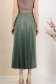 Fusta mint plisata din lycra midi in clos cu elastic in talie 4 - StarShinerS.ro