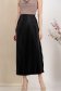 Fusta neagra plisata din lycra midi in clos cu elastic in talie 1 - StarShinerS.ro