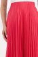 Fusta fuchsia plisata din lycra midi in clos cu elastic in talie 4 - StarShinerS.ro
