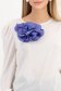 Brosa florala maxi din stofa elastica mov-deschis - StarShinerS 1 - StarShinerS.ro