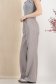 Pantaloni din georgette gri lungi evazati cu buzunare laterale 3 - StarShinerS.ro