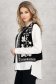 Vesta din tricot neagra cu un croi drept si detalii traditionale brodate 2 - StarShinerS.ro