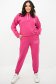 Trening din bumbac roz cu croi larg si elastic in talie 4 - StarShinerS.ro