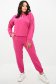 Trening din bumbac roz cu croi larg si elastic in talie 1 - StarShinerS.ro