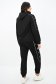 Trening din bumbac negru cu croi larg si elastic in talie 4 - StarShinerS.ro