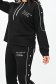 Trening din bumbac negru cu croi larg si elastic in talie 5 - StarShinerS.ro