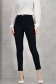 Pantaloni lungi din bumbac bleumarin conici cu talie inalta 1 - StarShinerS.ro