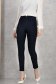 Pantaloni lungi din bumbac bleumarin conici cu talie inalta 6 - StarShinerS.ro