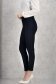 Pantaloni lungi din bumbac bleumarin conici cu talie inalta 3 - StarShinerS.ro